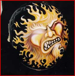 Yellow Flame Face