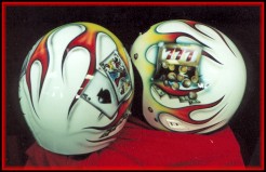Motorcycle Helmet - Cards