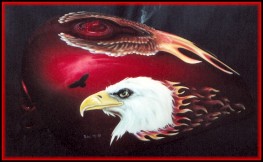 Motorcycle Helmet - Eagle