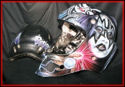 Motorcycle Helmet - Kiss